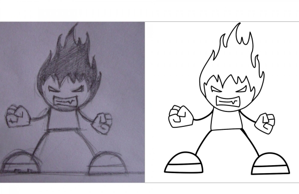 Creation of Burning Rage: Step 1
